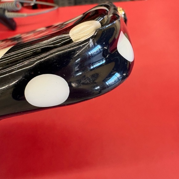 Kate Spade Black and White Polka Dot Clutch - Picture 5 of 9